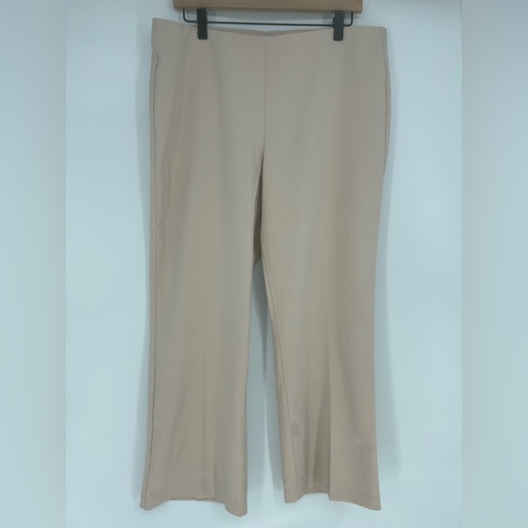 Adrianna Papell Pants - "NWT"Adrianna Papell Pull-on Elastic Waist Straight Leg Champagne Blush Pants-14